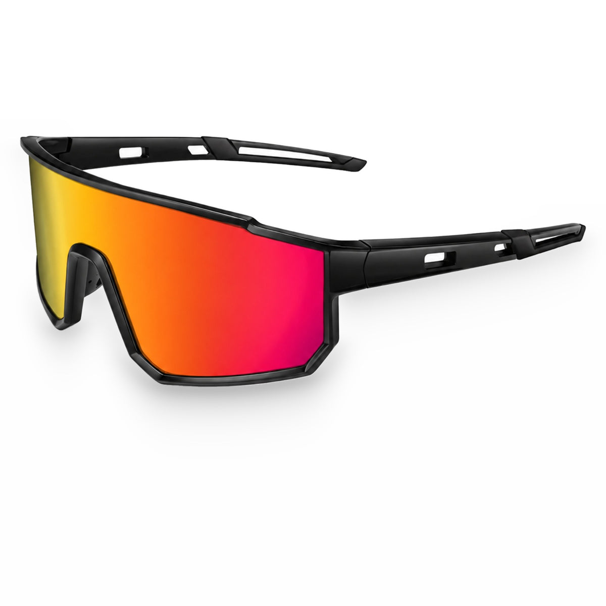 Mercuri The Nova full-frame sport sunglasses in Blaze