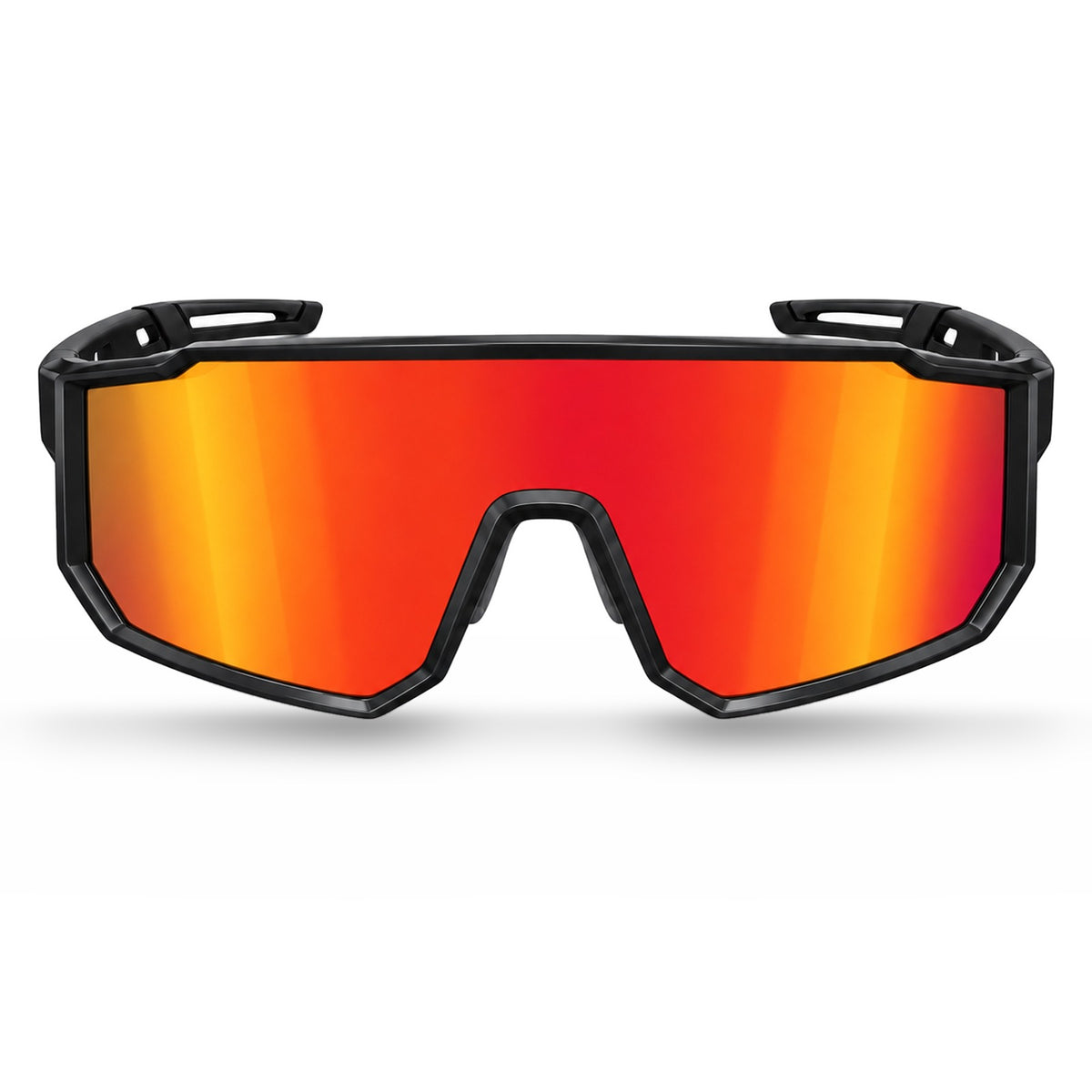 Mercuri The Nova full-frame sport sunglasses in Blaze - front view