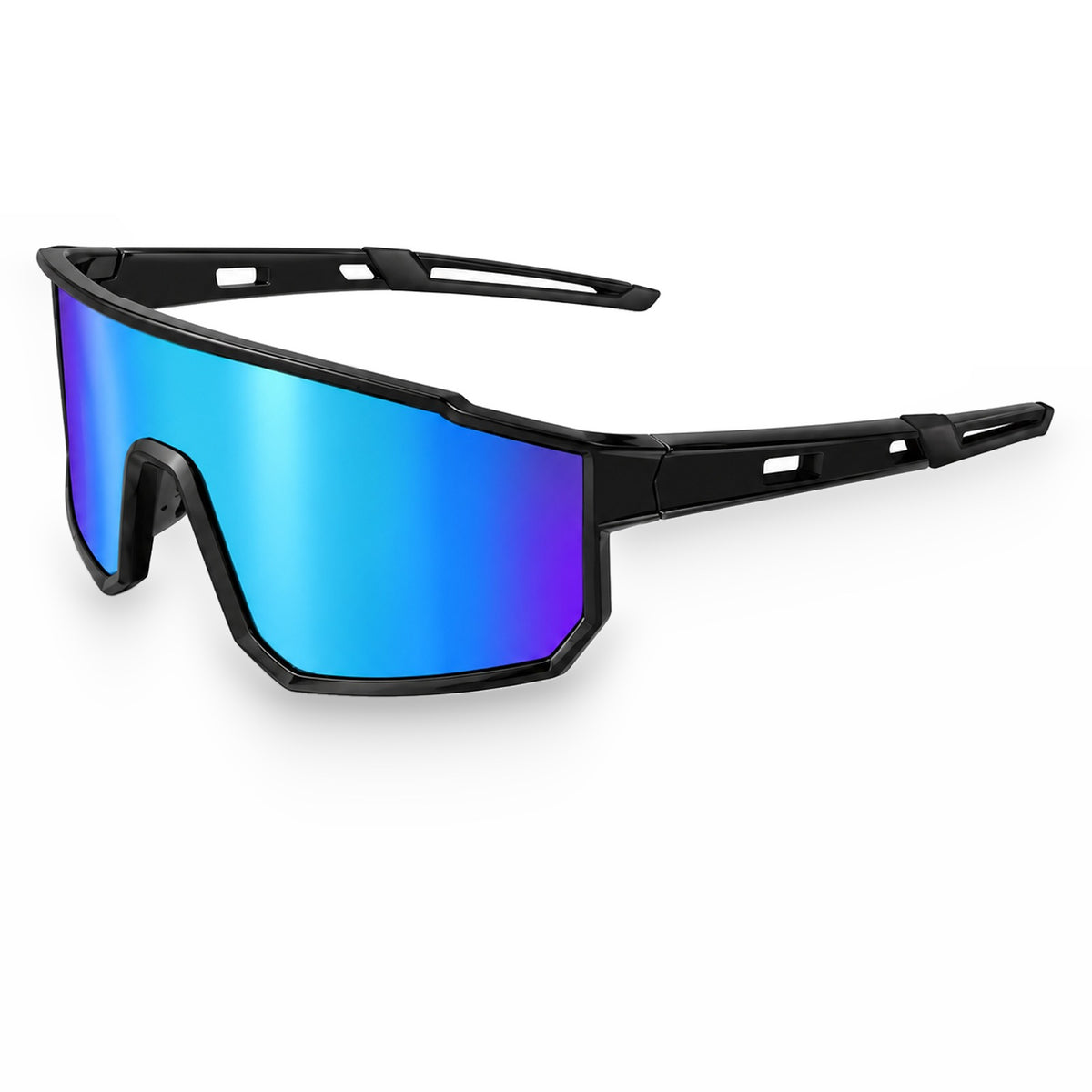 Mercuri The Nova full-frame sport sunglasses in Polar