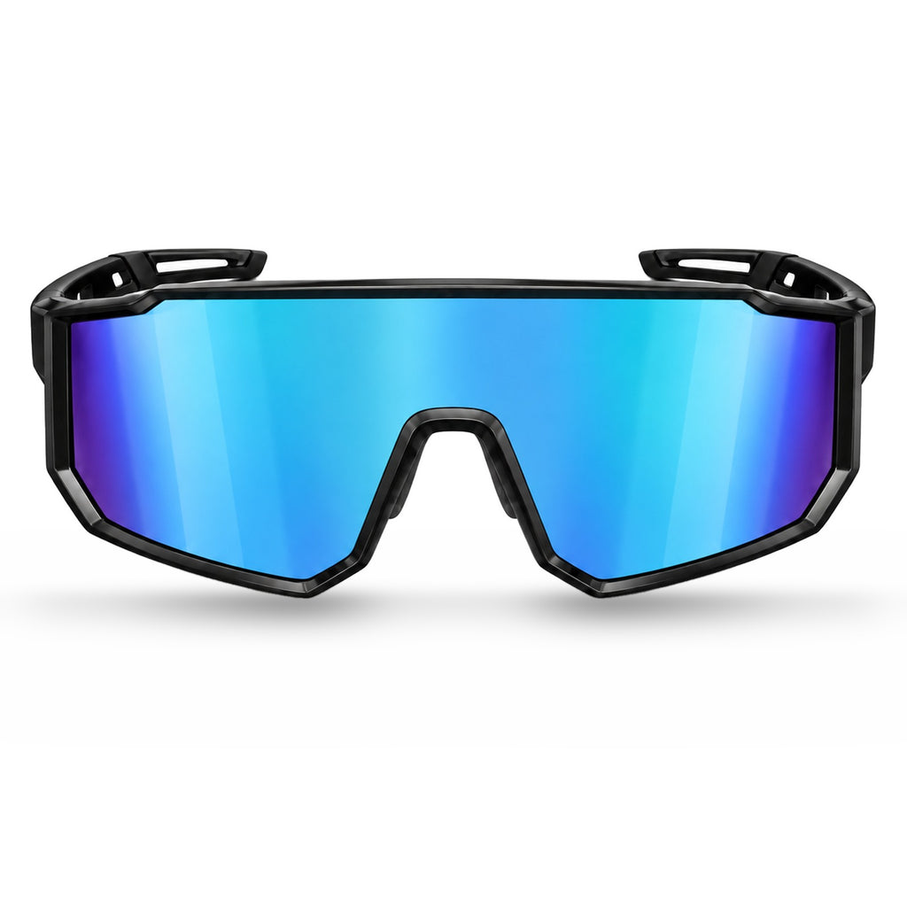 Mercuri The Nova full-frame sport sunglasses in Polar - front view