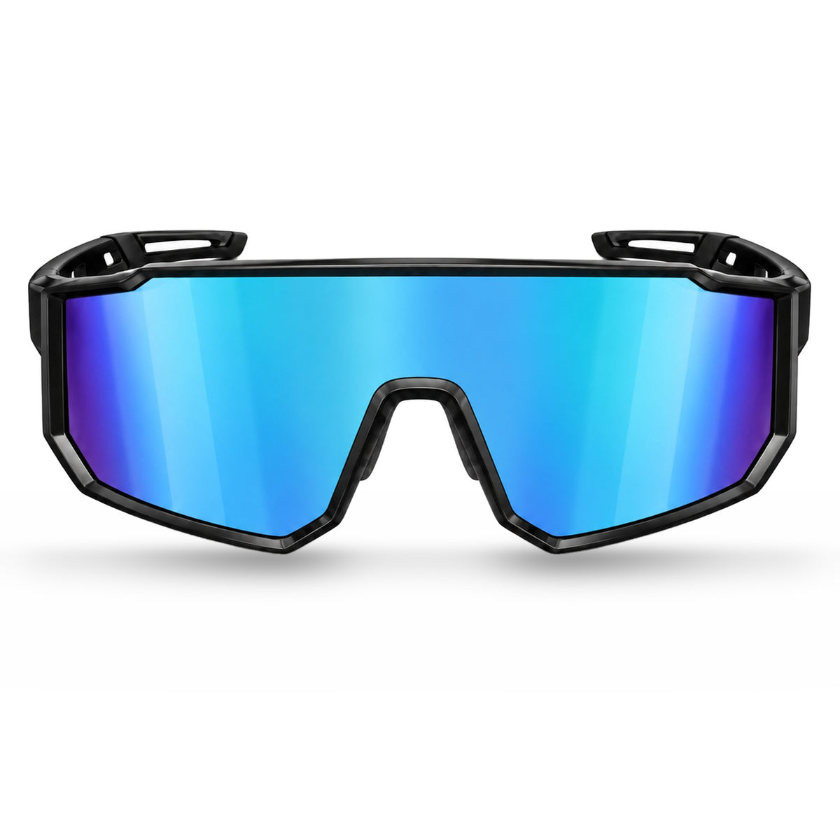 Mercuri The Nova full-frame sport sunglasses in Polar - front view