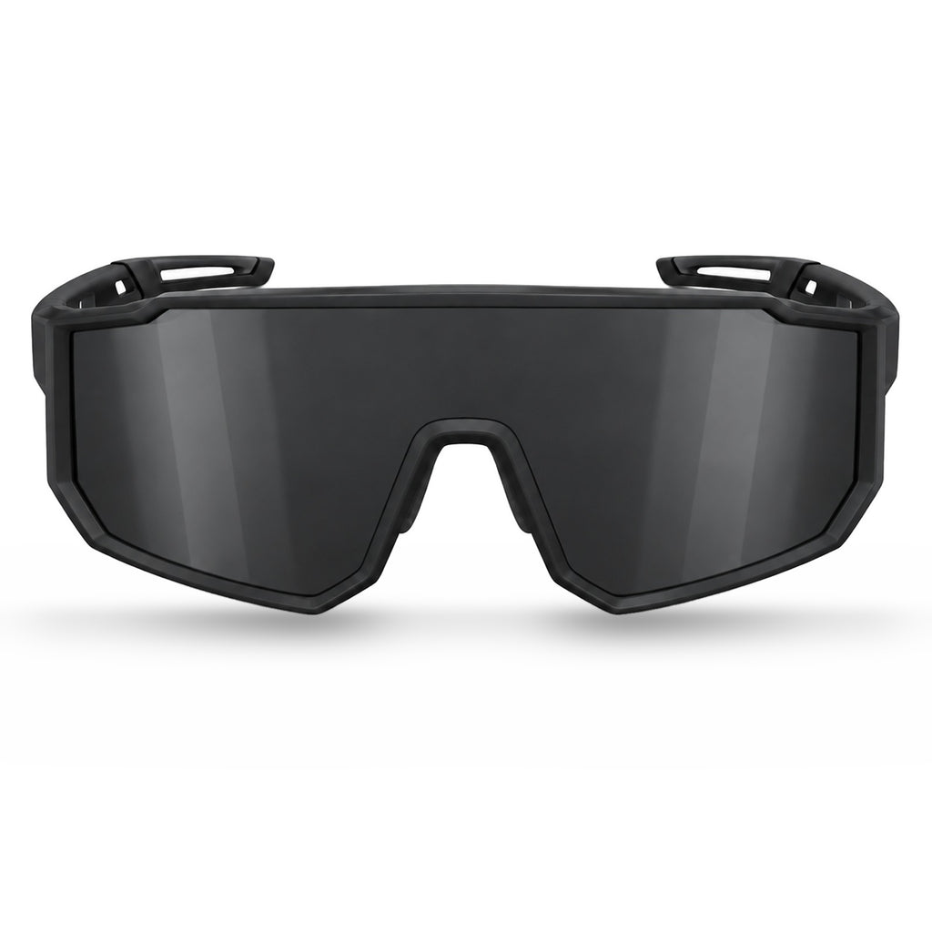 Mercuri The Nova full-frame sport sunglasses in Shadow - front view
