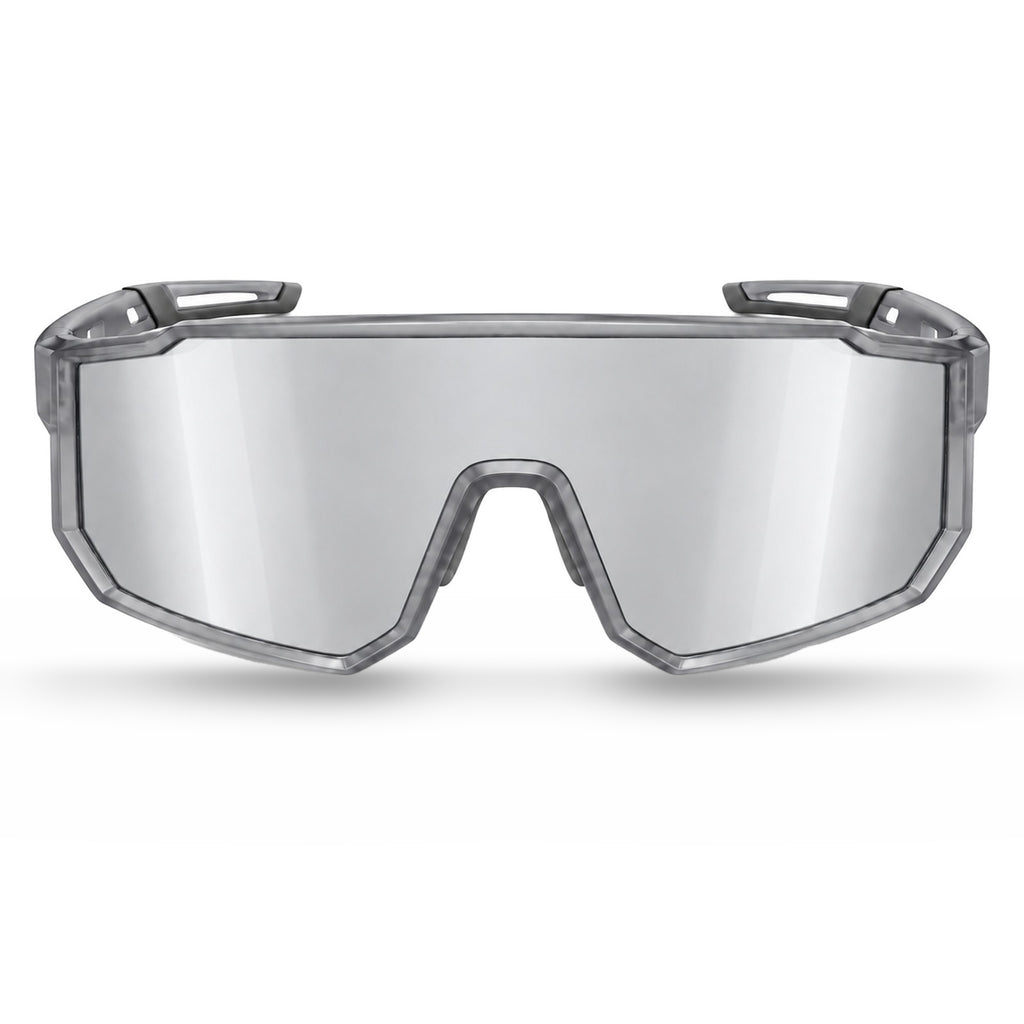 Mercuri The Nova full-frame sport sunglasses in Slate - front view
