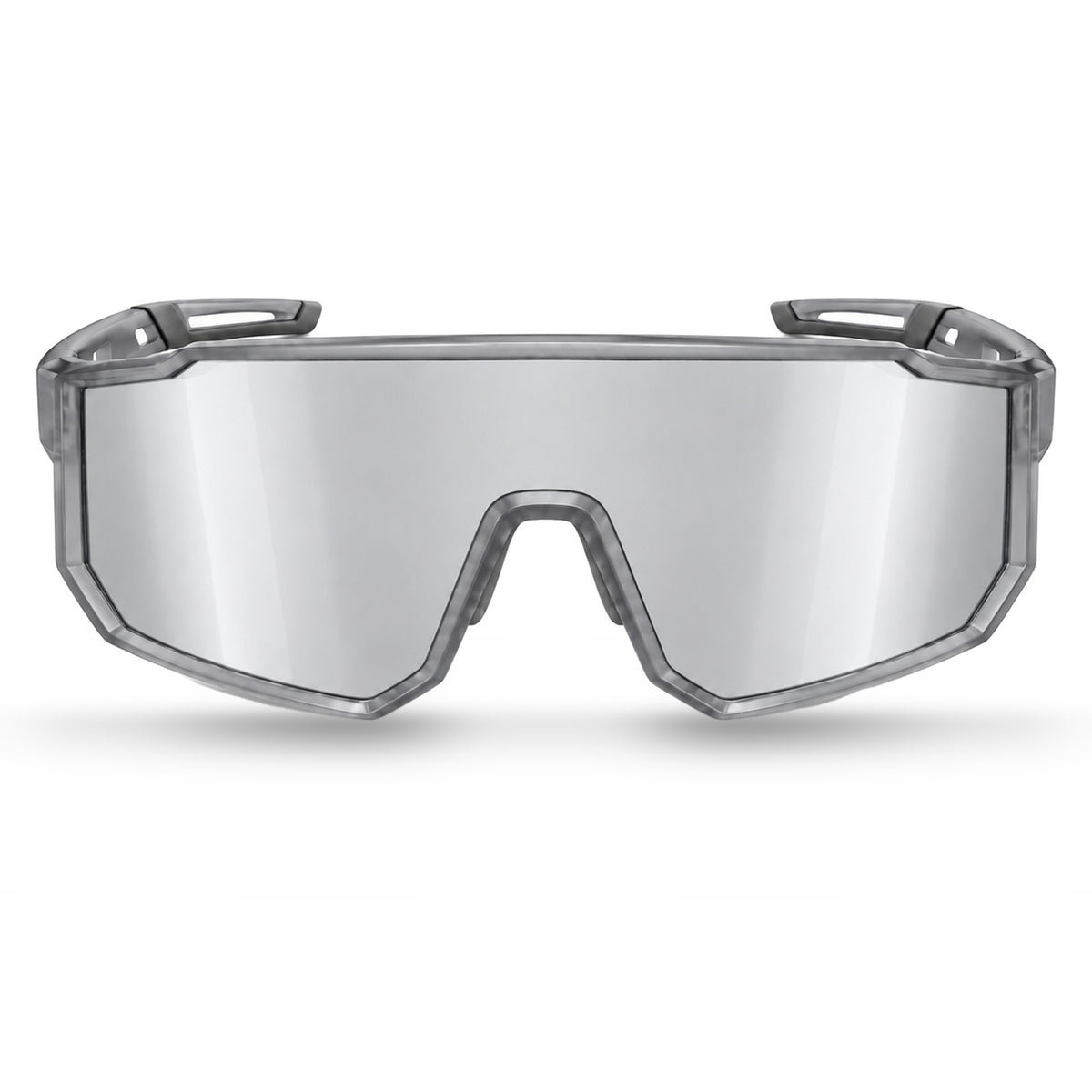 Mercuri The Nova full-frame sport sunglasses in Slate - front view