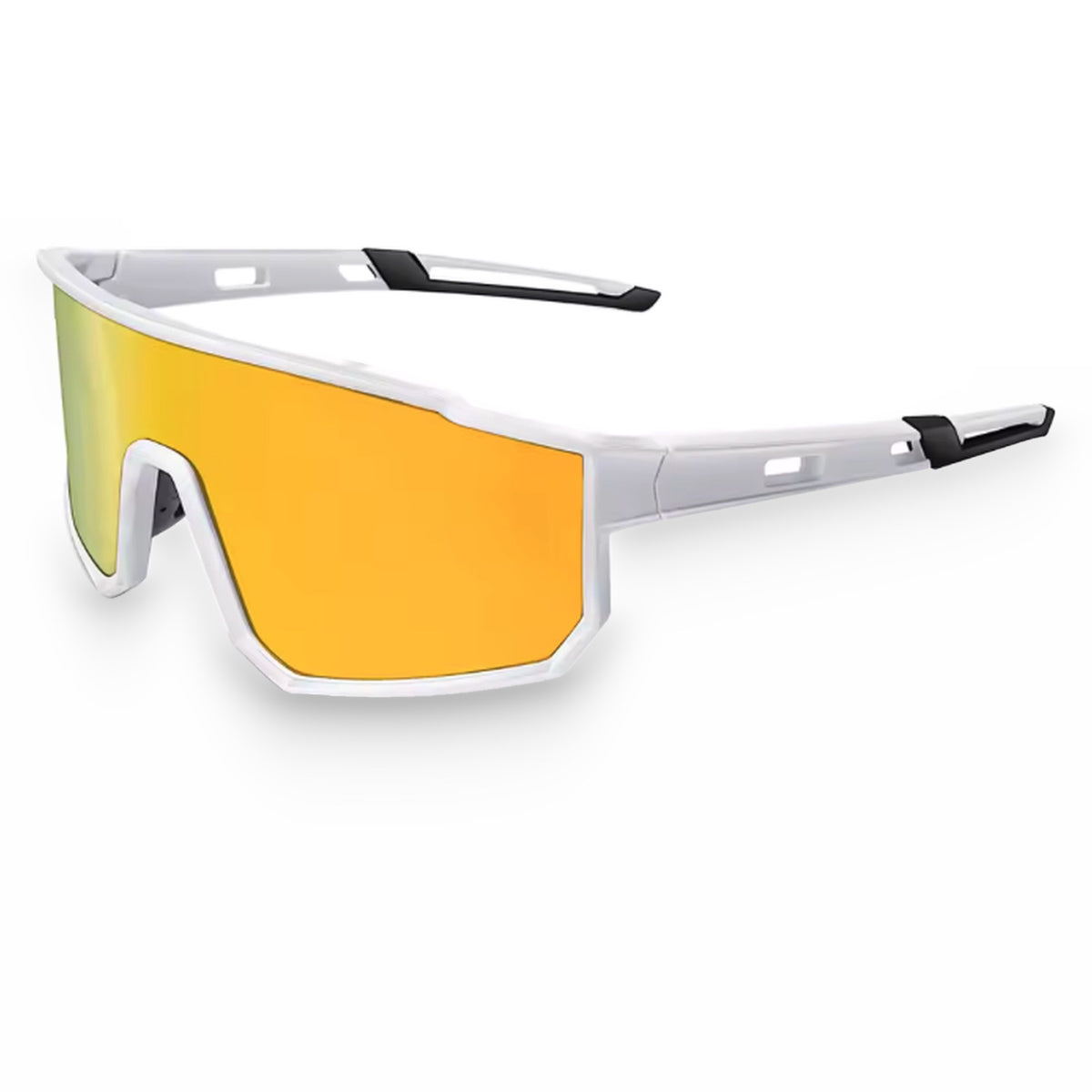 Mercuri The Nova full-frame sport sunglasses in Solar