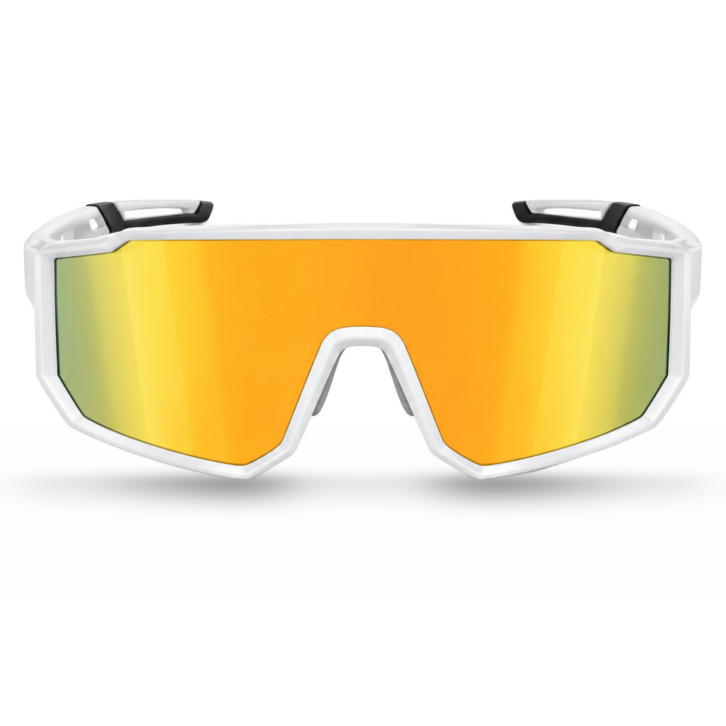 Mercuri The Nova full-frame sport sunglasses in Solar - front view
