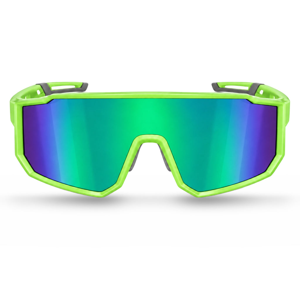 Mercuri The Nova full-frame sport sunglasses in Venom - front view