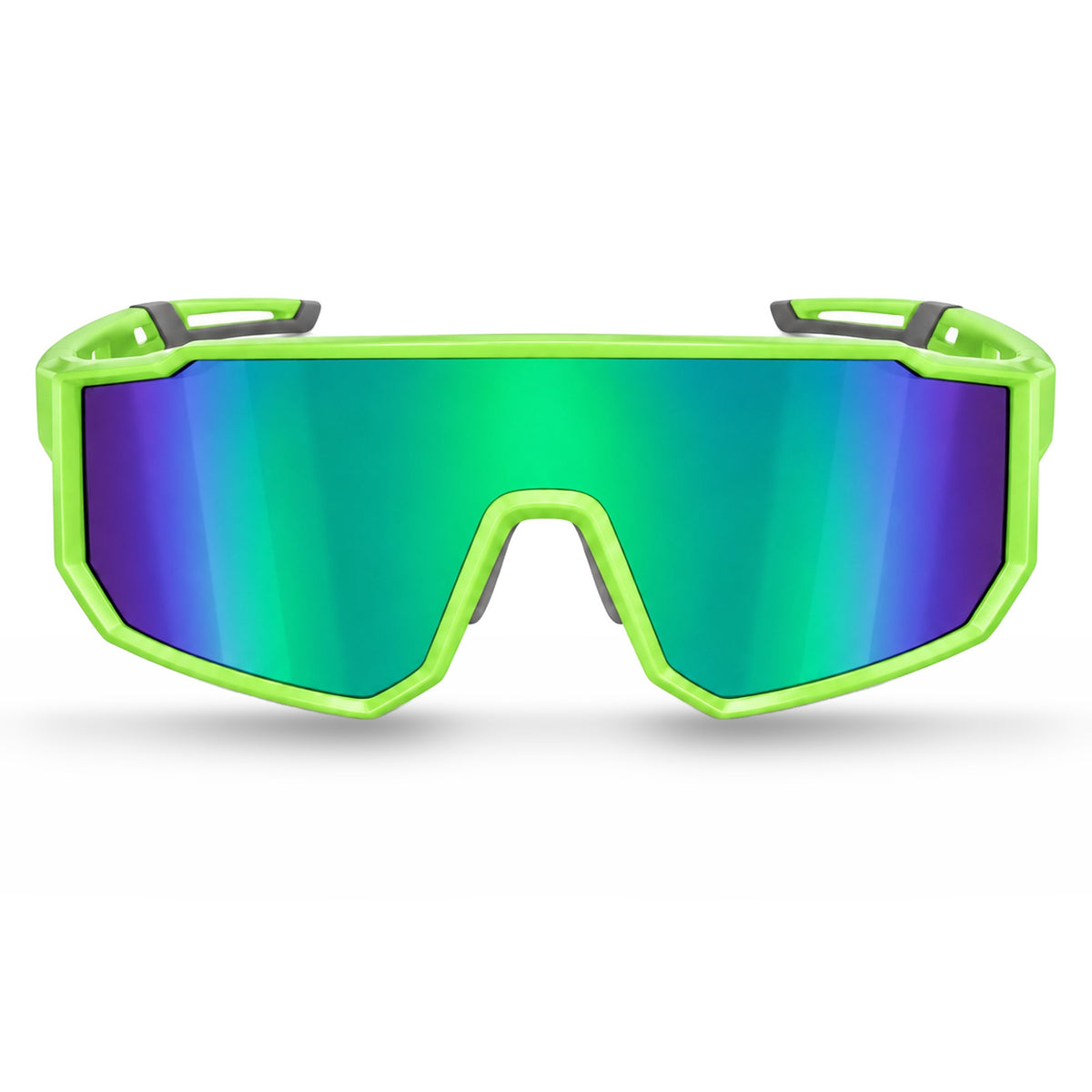 Mercuri The Nova full-frame sport sunglasses in Venom - front view