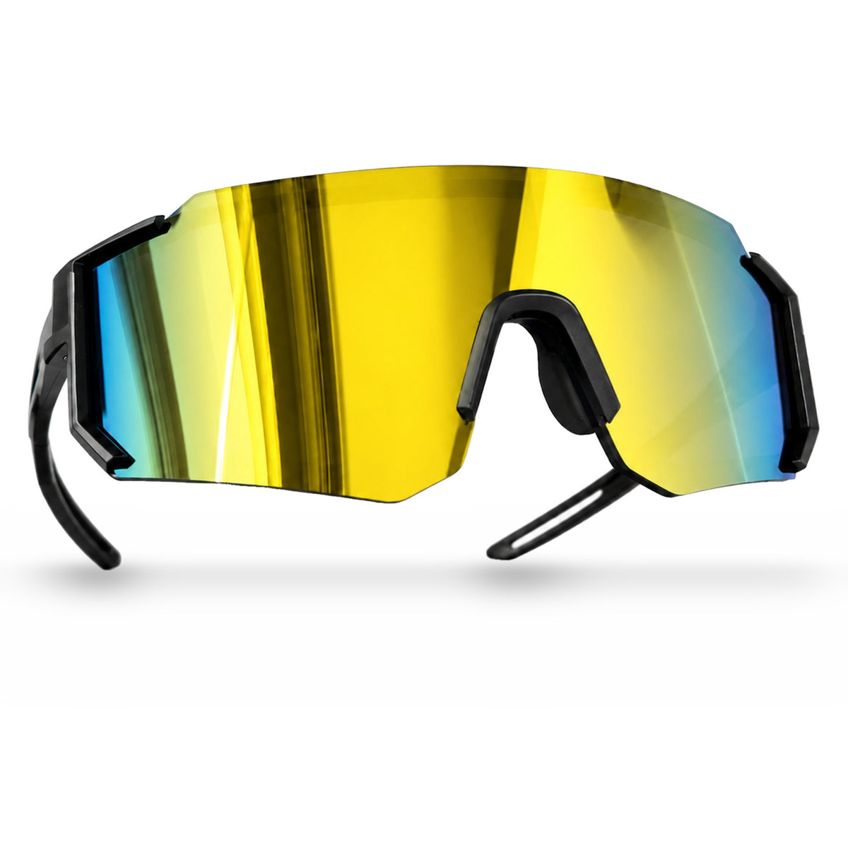 Mercuri The Razor sport sunglasses in Citrus - front view