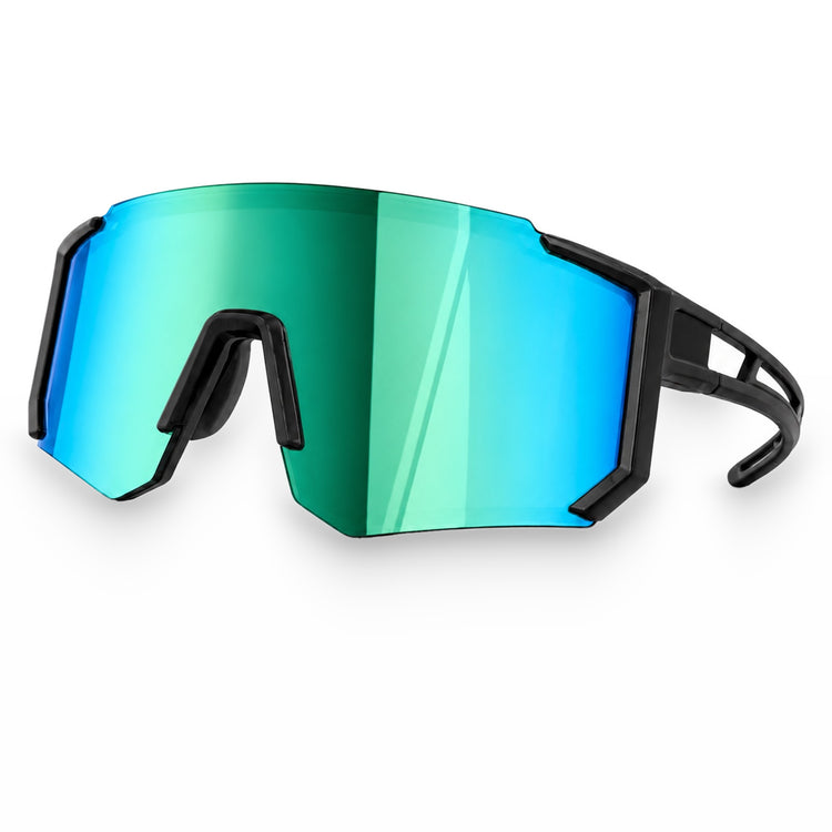 Mercuri The Razor sport sunglasses in Lagoon