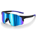 Mercuri The Shield wide-lens sport sunglasses in Glacier